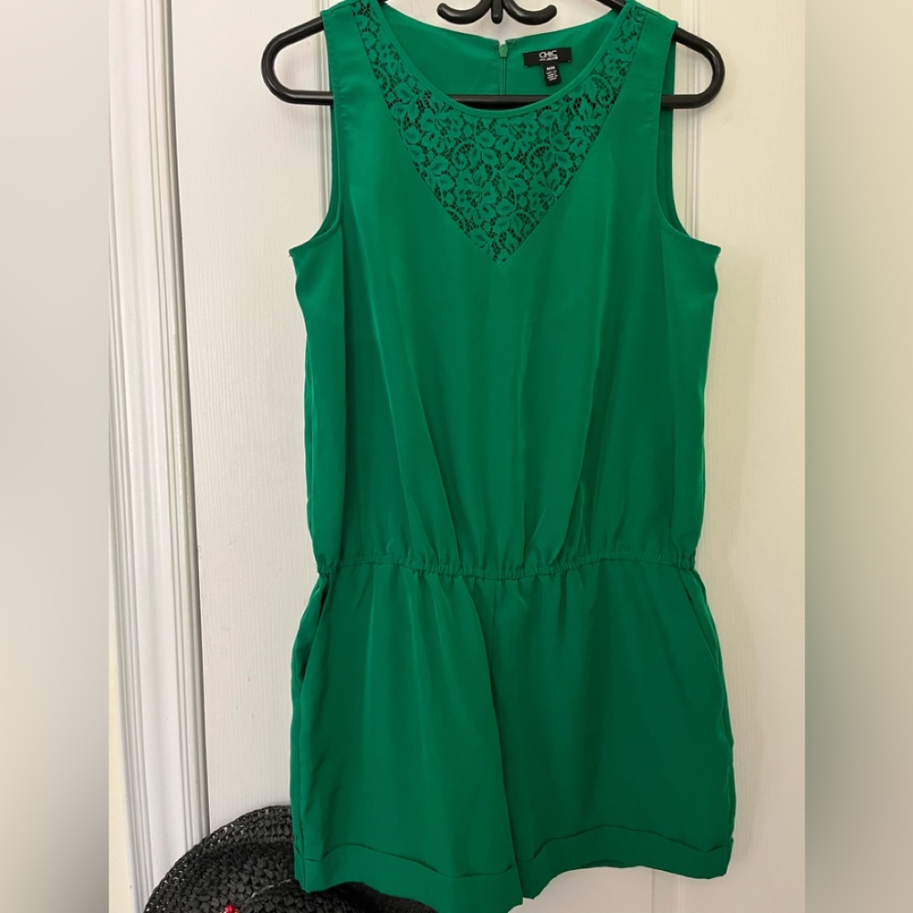 Jacob Chic by Jacob Green Sleeveless Romper